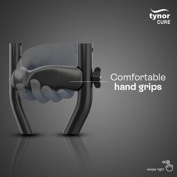 Tynor Skipper Axilla Crutch L 49 | Adjustable Underarm Crutch — view 5