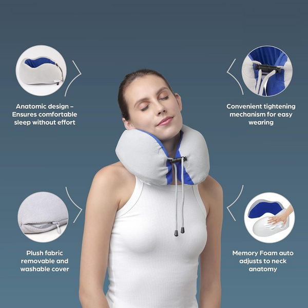 Tynor Travel Pillow Urbane I94 | Memory Foam Neck Support — view 2