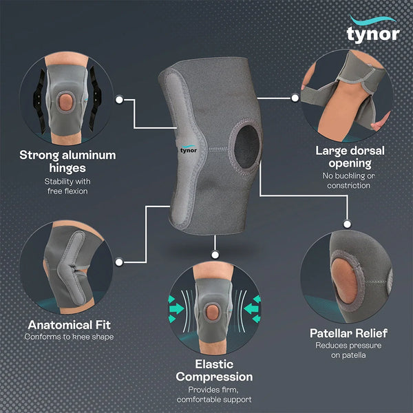 Tynor Elastic Knee Support D08 — view 3
