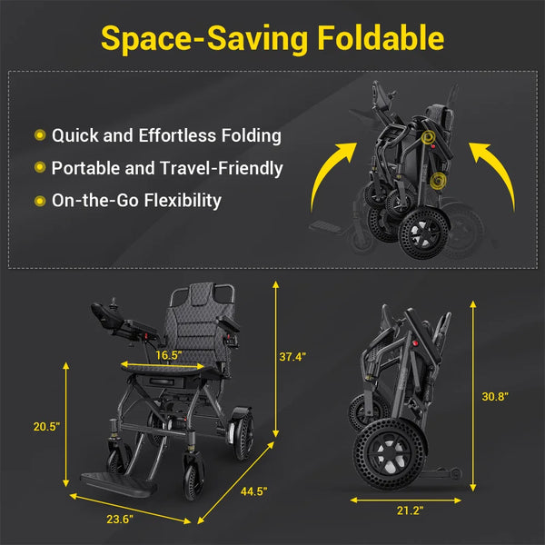 Easwe A10 Folding Electric Wheelchair | NDIS | Australia
