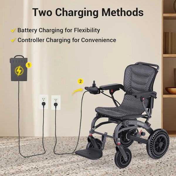 Easwe B20 folding electric wheelchair, NDIS mobility aid, Australia – view 8