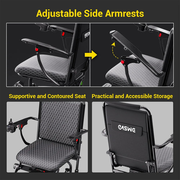 Easwe C10 Carbon Fibre Electric Wheelchair | NDIS | Australia