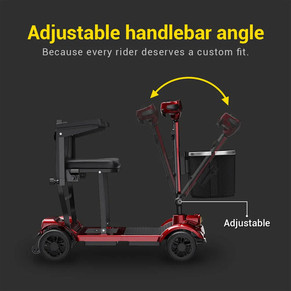Easwe M10 foldable 4-wheel mobility scooter, NDIS, Australia – view 5