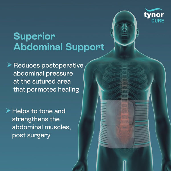 Tynor Abdominal Belt 8"/20cm A03 — view 3