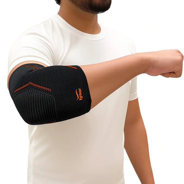 Tynor Elbow Support Air | Neon Orange Sports Elbow Support