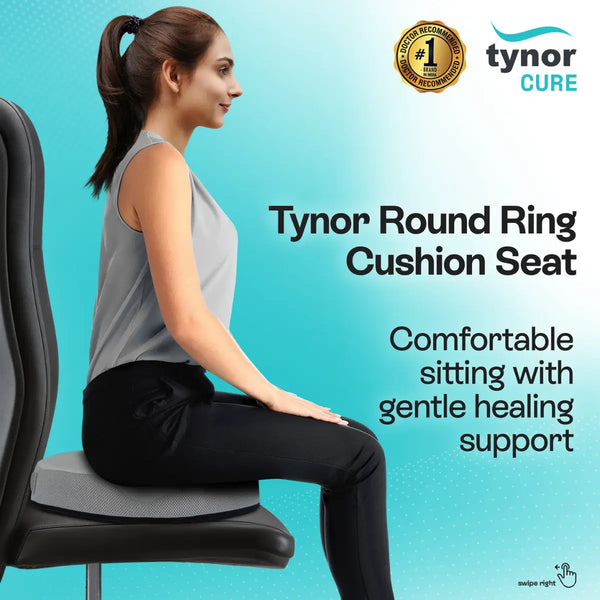 Tynor Round Ring Cushion Seat I72 | Coccyx & Tailbone Cushion — view 2