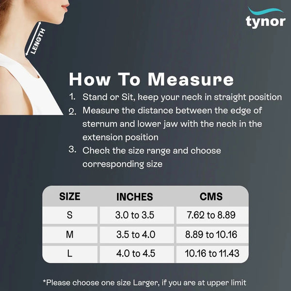 Tynor Cervical Collar Soft B-07 | Medium Density Foam Neck Support