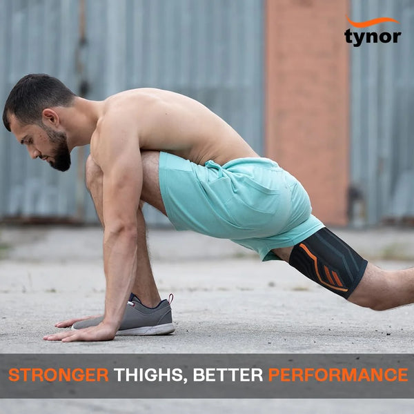 Tynor Thigh Support Air Pro 105 worn by an athlete