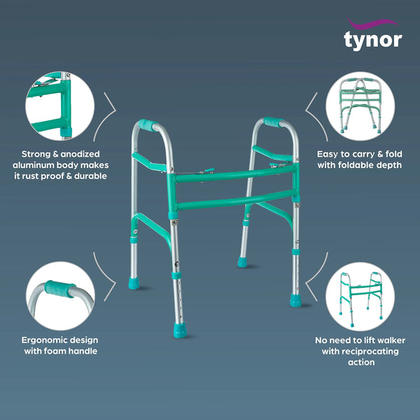 Tynor Invalid Walker L 41 | All-Pod Child Walking Frame — view 3