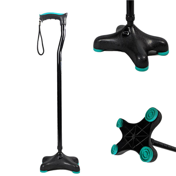 Tynor Quadra Walking Stick L36 | Soft Top Handle