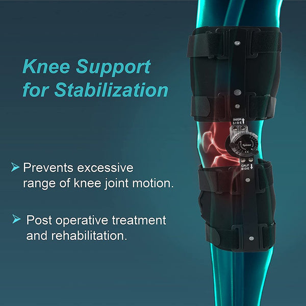 Tynor ROM Knee Brace 22"/56cm D48 — view 6