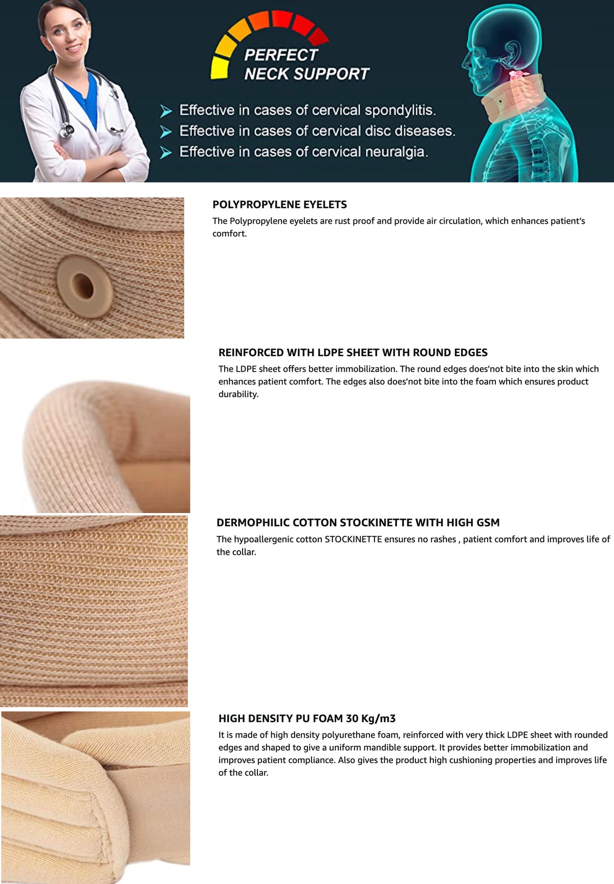 AHS Neck Brace -Foam Cervical Collar-6