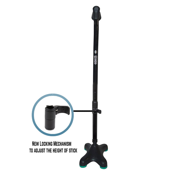 Tynor Quadra Walking Stick L36 | Soft Top Handle — view 2