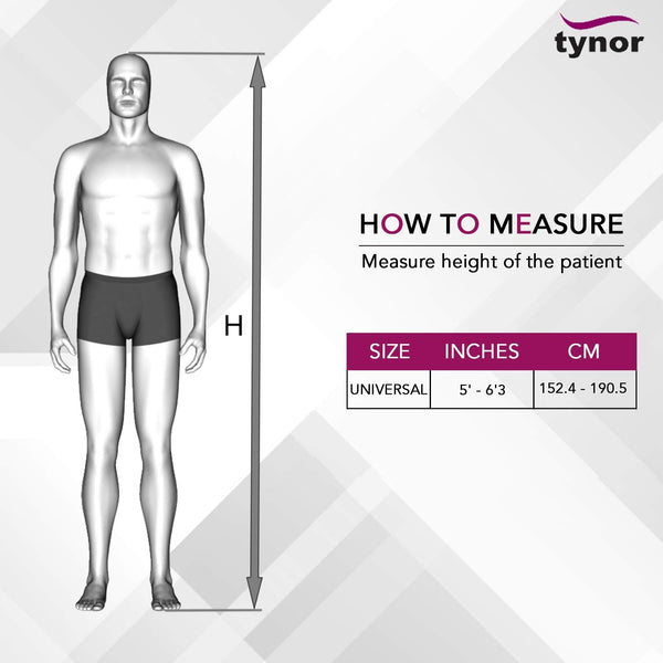 Tynor Quadra Walking Stick L36 | Soft Top Handle — view 9