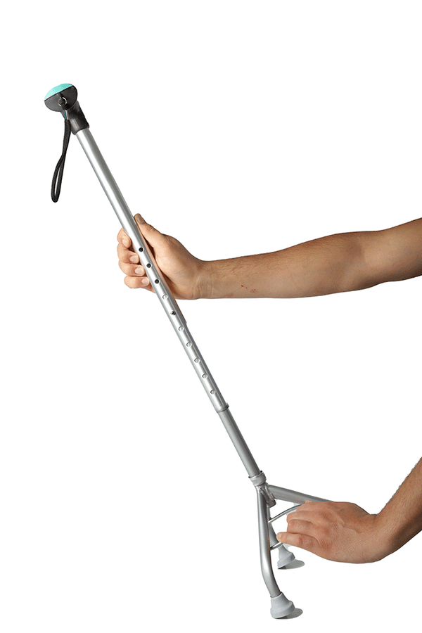 Tynor Tripod Walking Stick L32 | Soft Top Handle — view 5