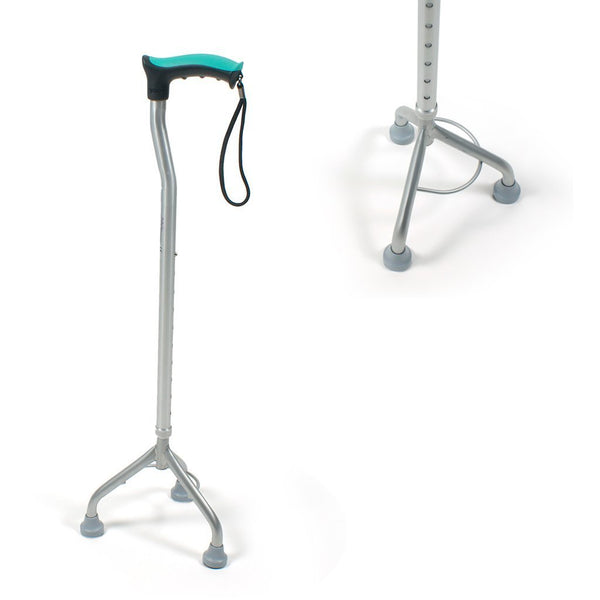 Tynor Tripod Walking Stick L32 | Soft Top Handle