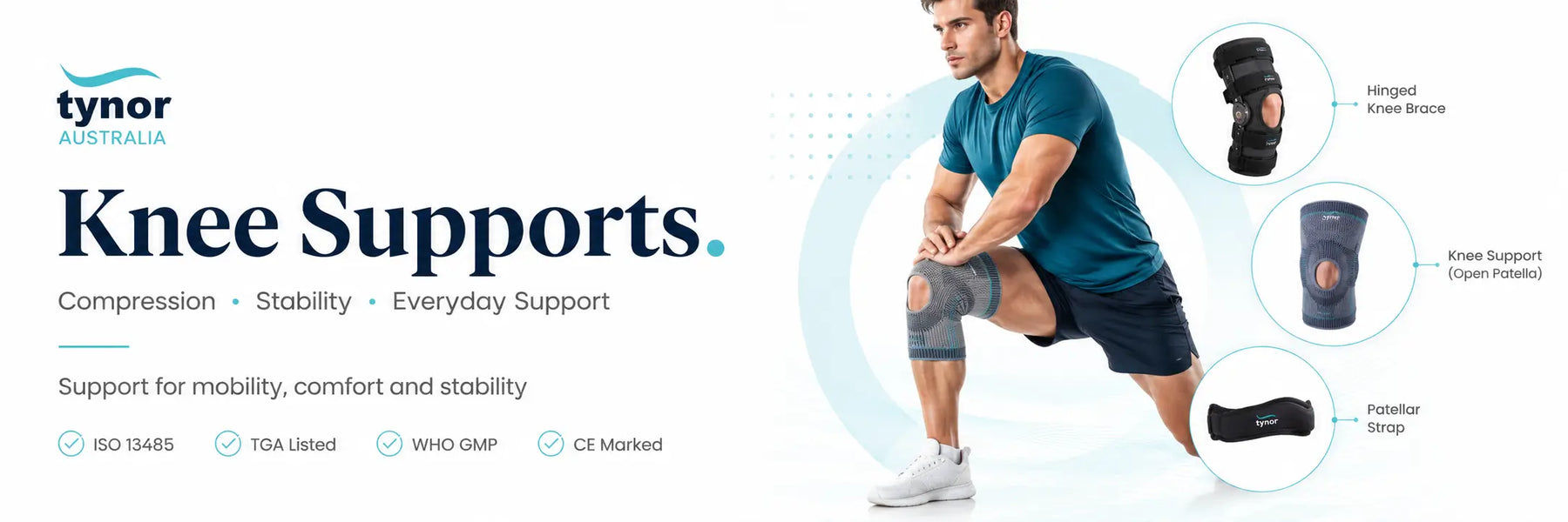 Knee Braces and Knee Sleeves | ACL or Ligament Tear | Tynor Australia 