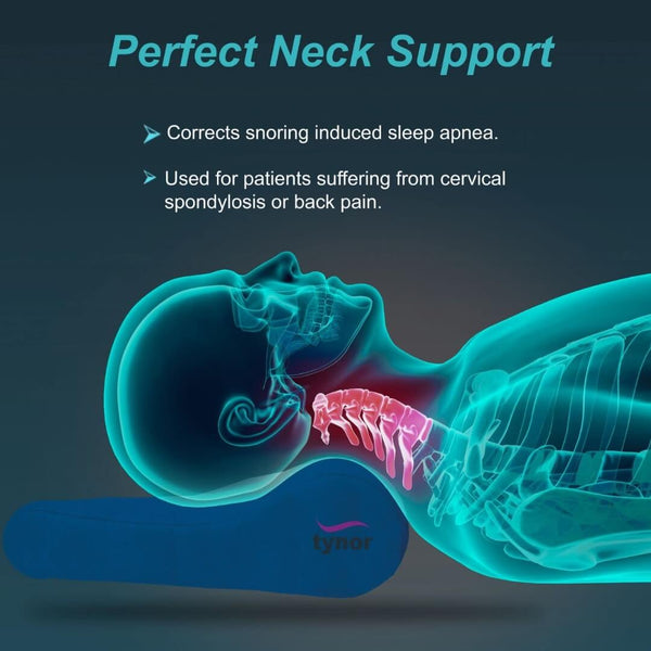 Tynor Cervical Pillow Regular B30 | Memory Foam Neck Support — view 4