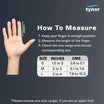 Tynor Finger Cot Splint — size chart