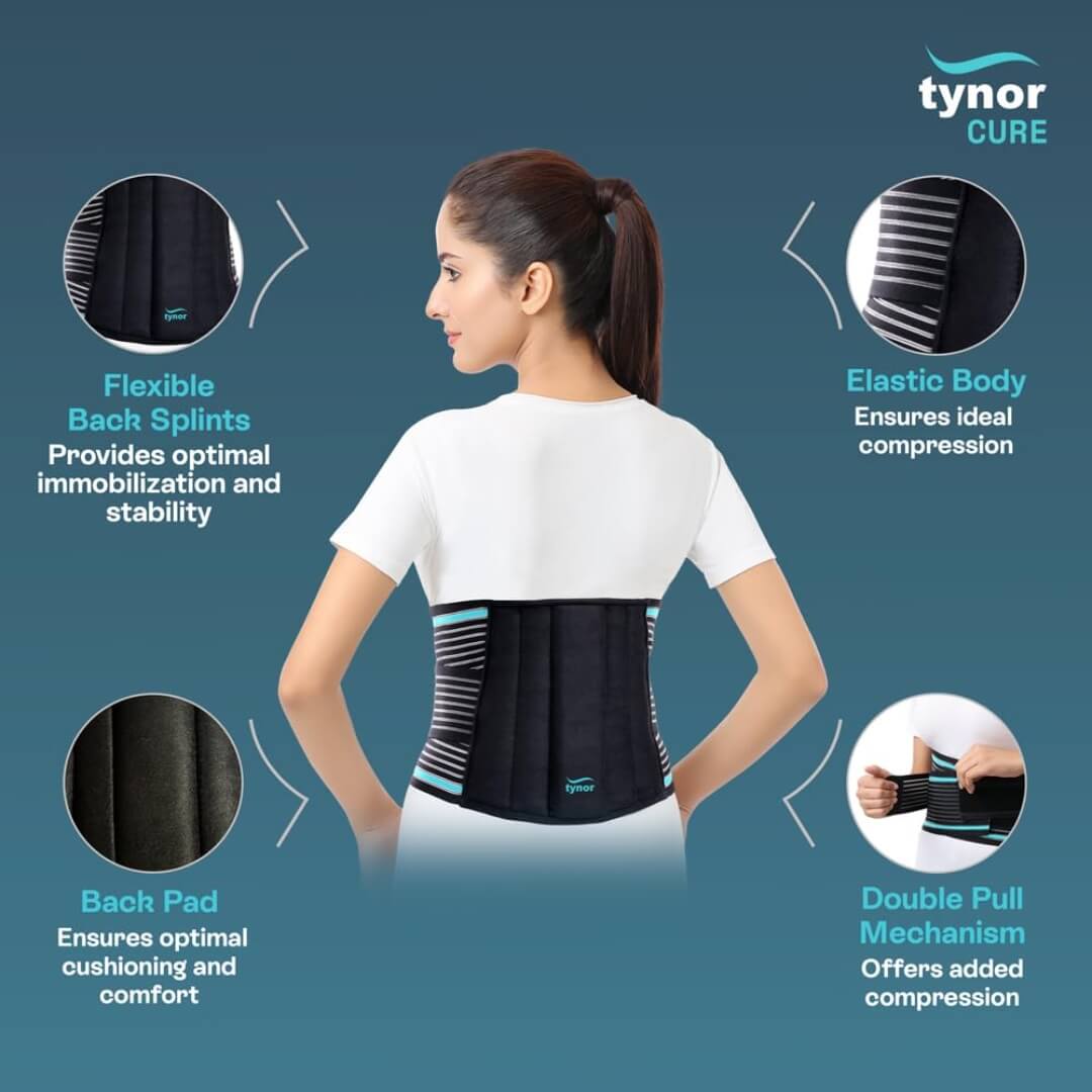 Tynor Lumbo Sacral Belt Waist Lumbar Support Brace