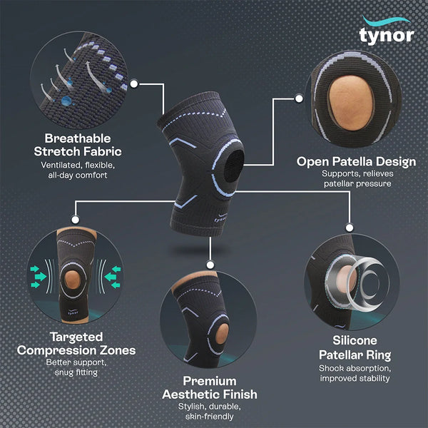 Tynor Knee Cap Open Patella D05 — view 3