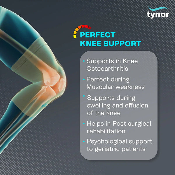 Tynor Knee Cap Pair D04 | Breathable Knee Compression Sleeve