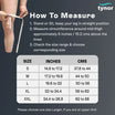 Tynor Knee Cap Patellar Ring D07 — size chart