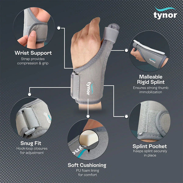 Tynor Thumb Spica Splint F06 | Thumb & Wrist Support