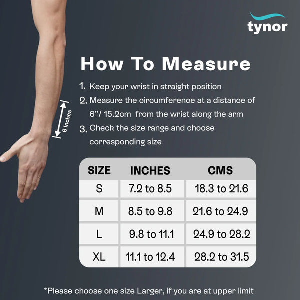 Tynor Wrist Splint with Thumb E44 | Lace-Pull Wrist Thumb Support