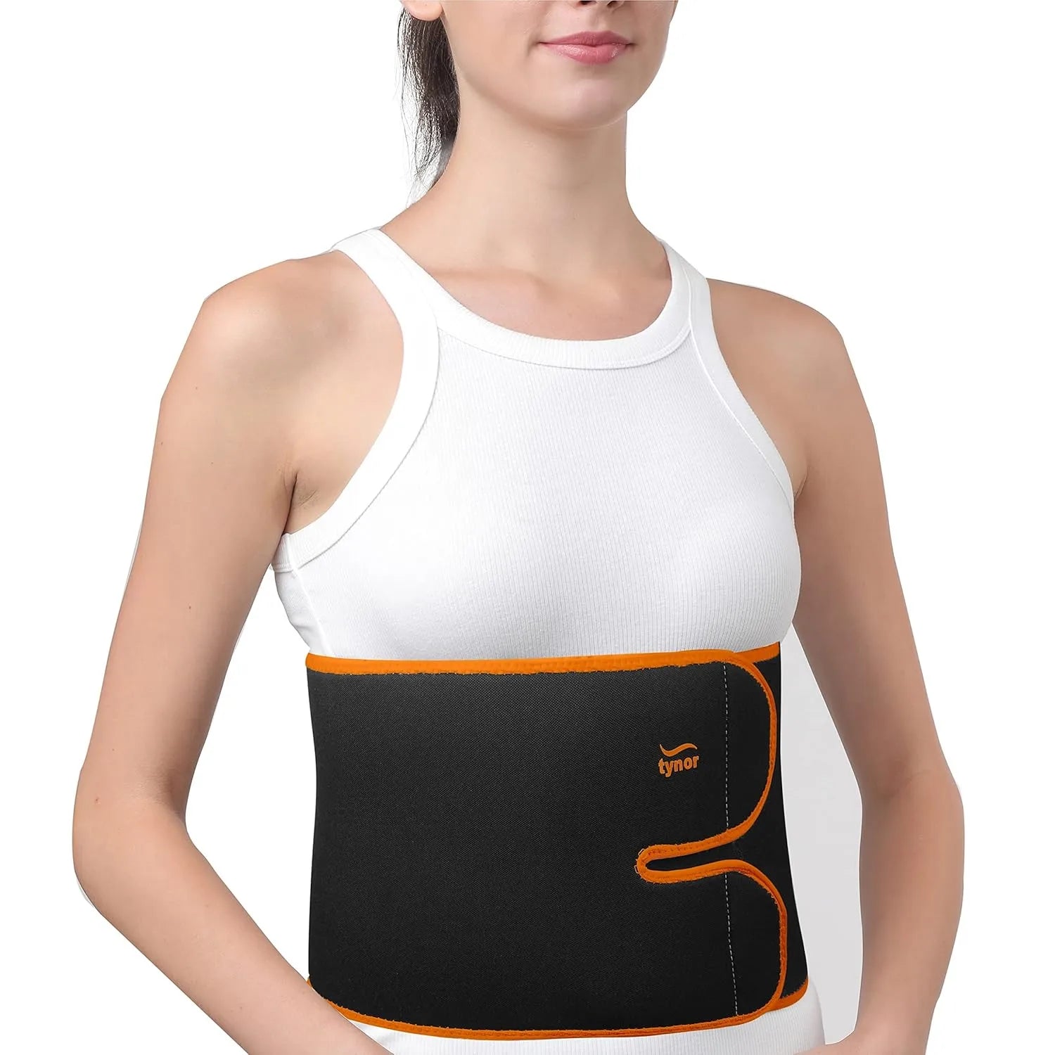 Adjustable ABS back support binder for posture correction and lower back pain relief