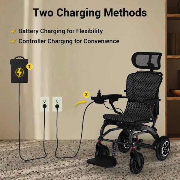 Easwe B10 Lightweight Folding Electric Wheelchair Australia
