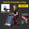 Easwe L10 luxury electric wheelchair with Mecanum wheels, NDIS, Australia – view 28