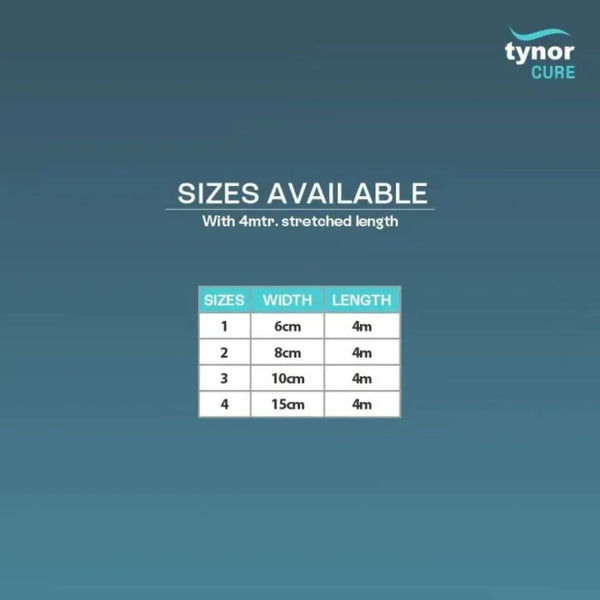 Tynor Crepe Bandage | Elastic Compression Wrap — view 4