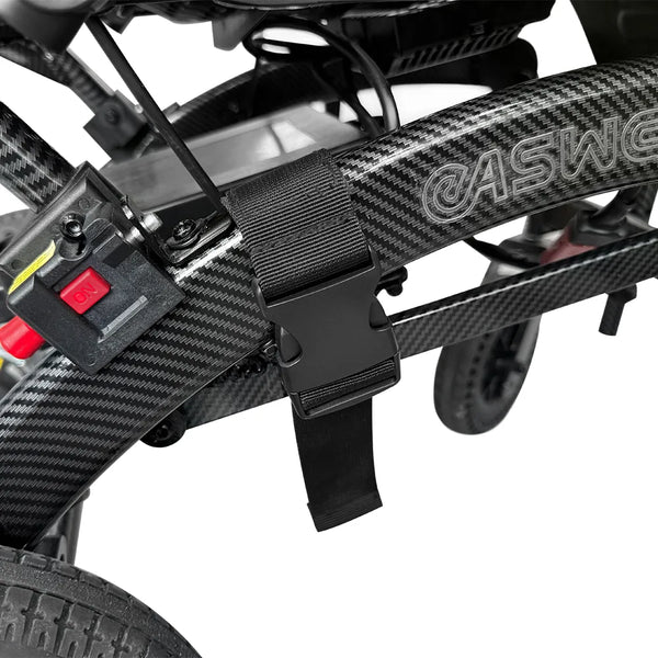 Easwe securing strap for transporting electric wheelchairs and scooters – view 2