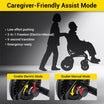 Easwe B20 folding electric wheelchair, NDIS mobility aid, Australia – view 7