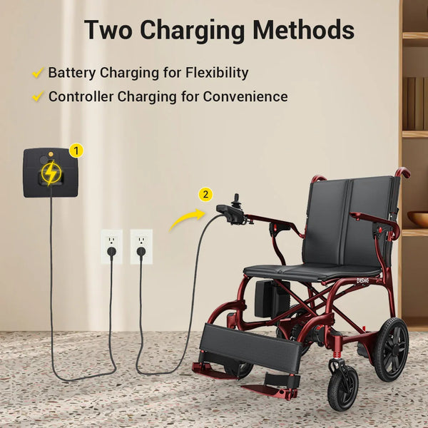 Easwe C30 carbon fibre folding electric wheelchair, NDIS, Australia – view 12