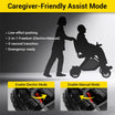 Easwe F10 auto-folding electric wheelchair with remote, NDIS, Australia – view 10