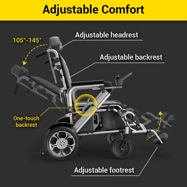 Easwe G10 Reclining Electric Wheelchair | NDIS | Australia