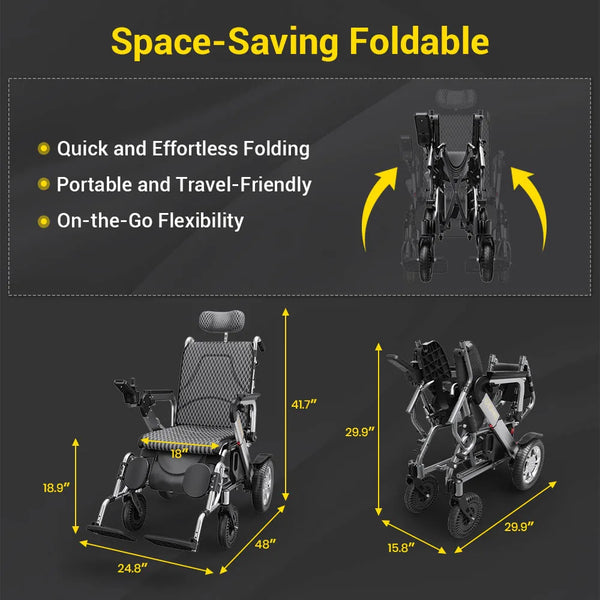 Easwe G10 Reclining Electric Wheelchair | NDIS | Australia