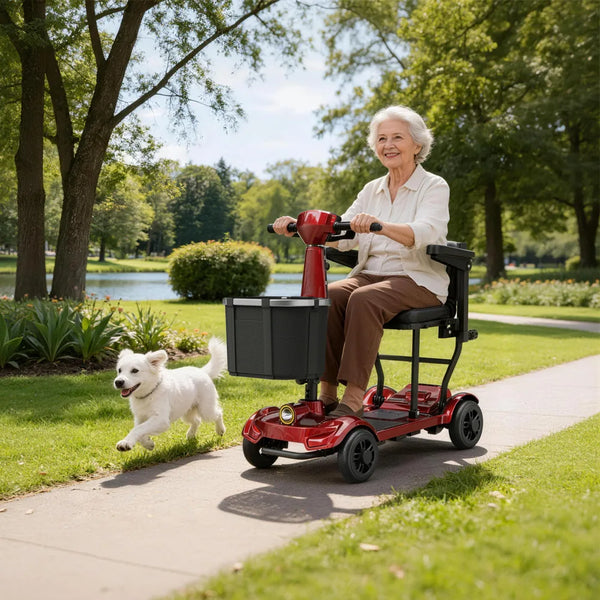 Easwe M10 foldable 4-wheel mobility scooter, NDIS, Australia – view 2
