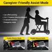 Easwe M20 carbon fibre foldable mobility scooter, NDIS, Australia – view 6