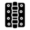Bilateral Polycentric Aluminium Hinges