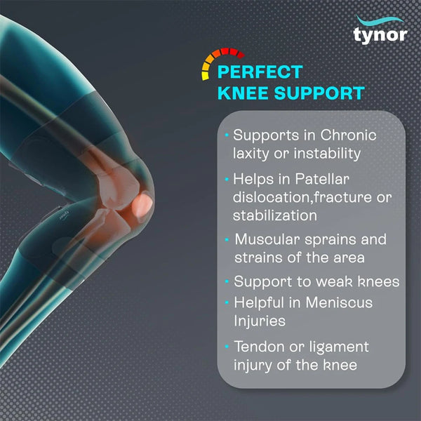 Tynor Hinged Knee Wrap J15 (Neoprene) — view 5