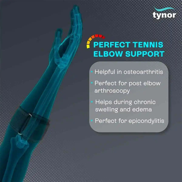 Tynor Tennis Elbow Support (Silicone Pad) — view 3