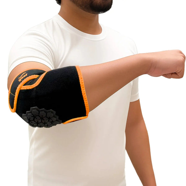 Tynor Elbow Wrap Neo 304 adjustable neoprene elbow support with guard