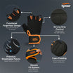 Tynorgrip Gym Gloves 904 — fingerless design with foam padding