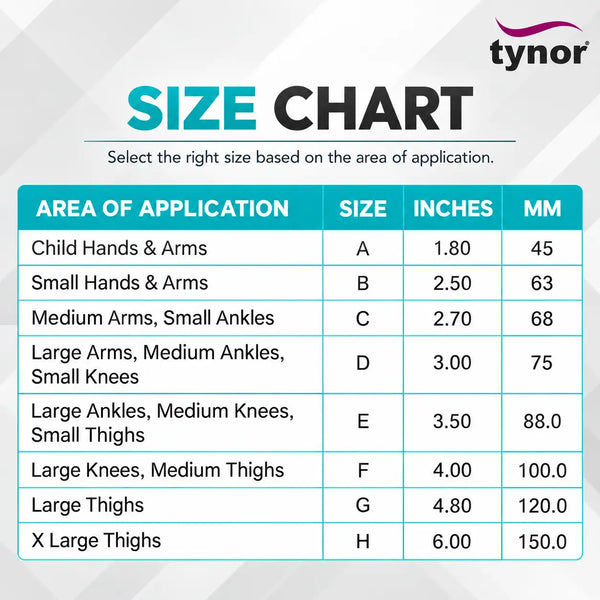 Tynor Tubular Elastic Compression Bandage I27 | Cut-to-Length