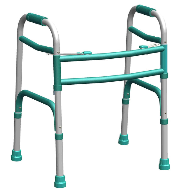 Walker Invalid’s All Pods Walking Aid – Lightweight and durable mobility walker with ergonomic handles and stable support, designed for comfort and modern accessibility needs.