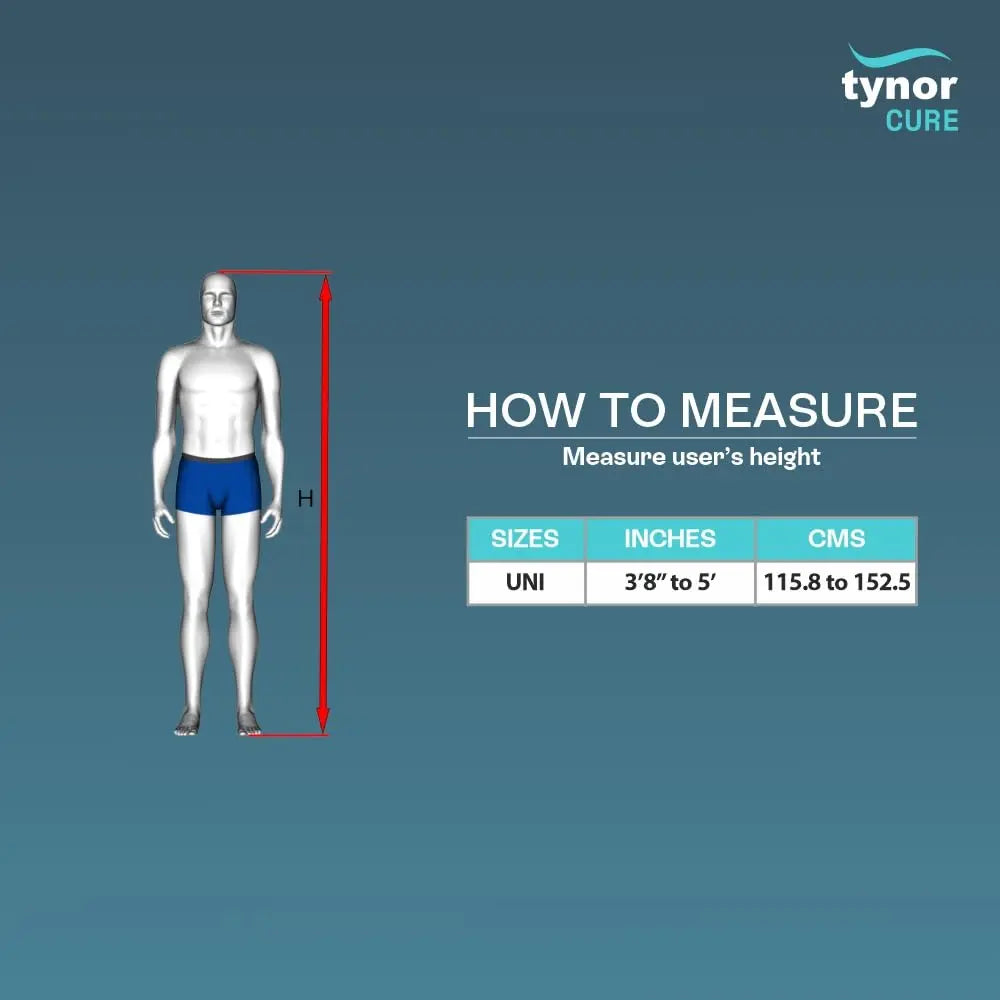 Walker Invalid’s All Pods Walking Aid – Adjustable height walker with precise measurements for customized support and comfortable mobility assistance.