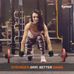 Tynorgrip Women's Gym Gloves 905 worn during a deadlift